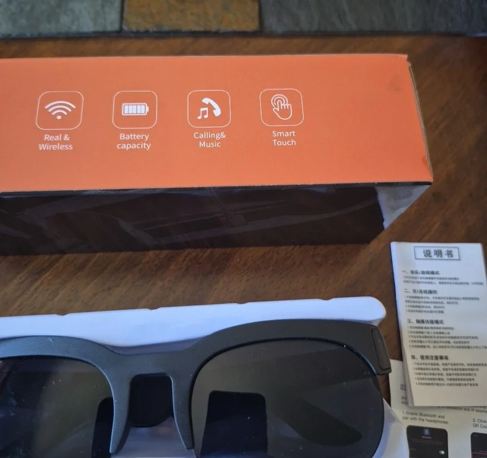 Smart Glasses in Black - Smart Sunglasses New!